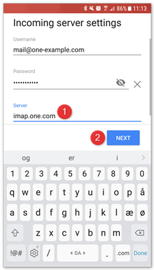 Setting up email in Gmail on Android – Support