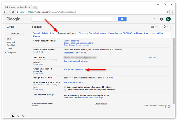 pop3 gmail settings for outlook 2013