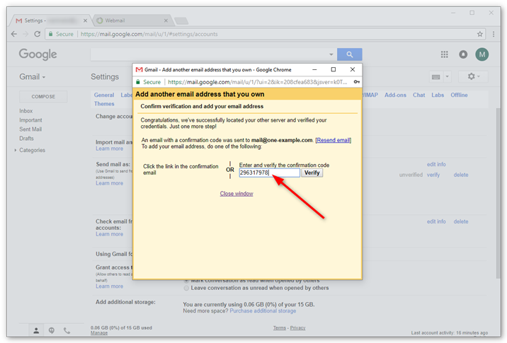 Setup POP3 and SMTP for Gmail – Support |