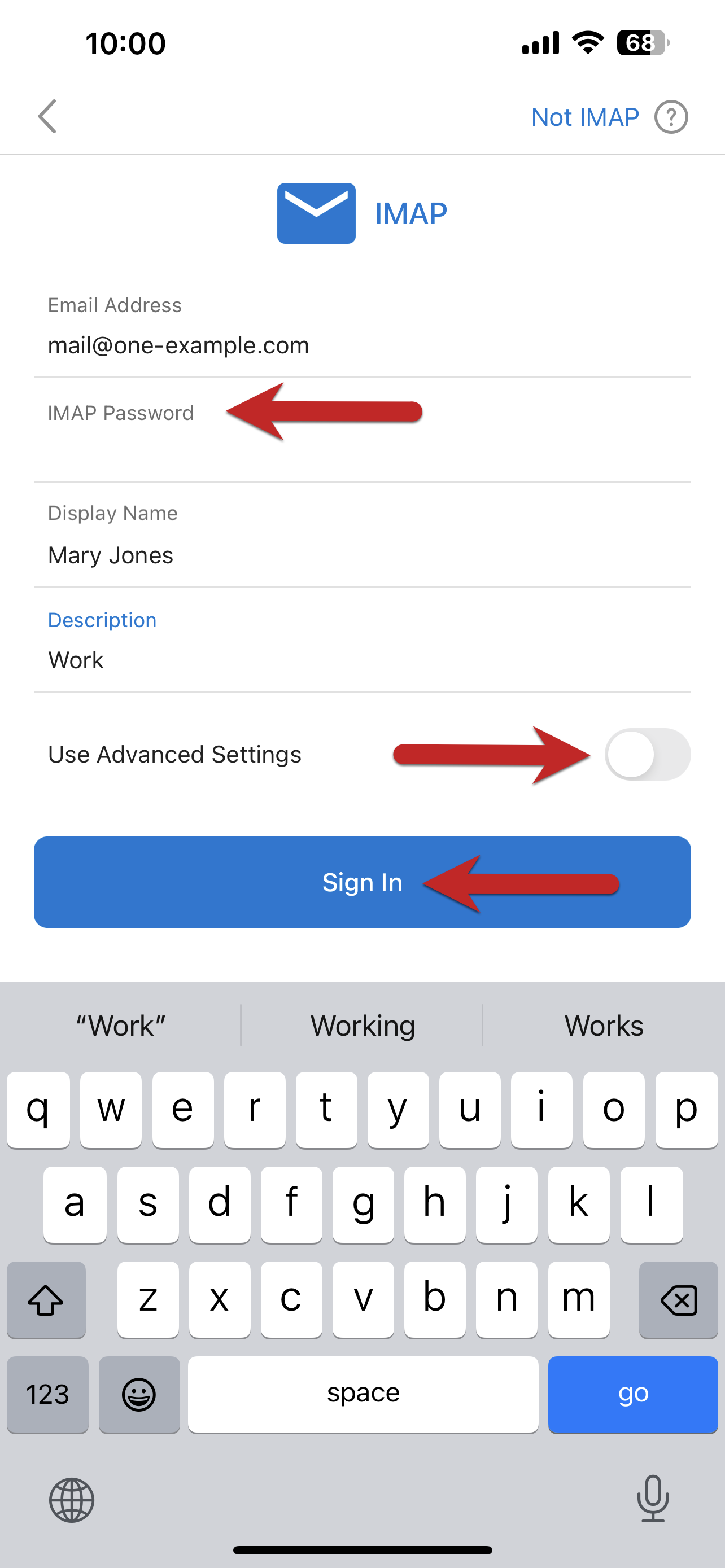 Setting up mail on Outlook app for iPhone – Support | one.com