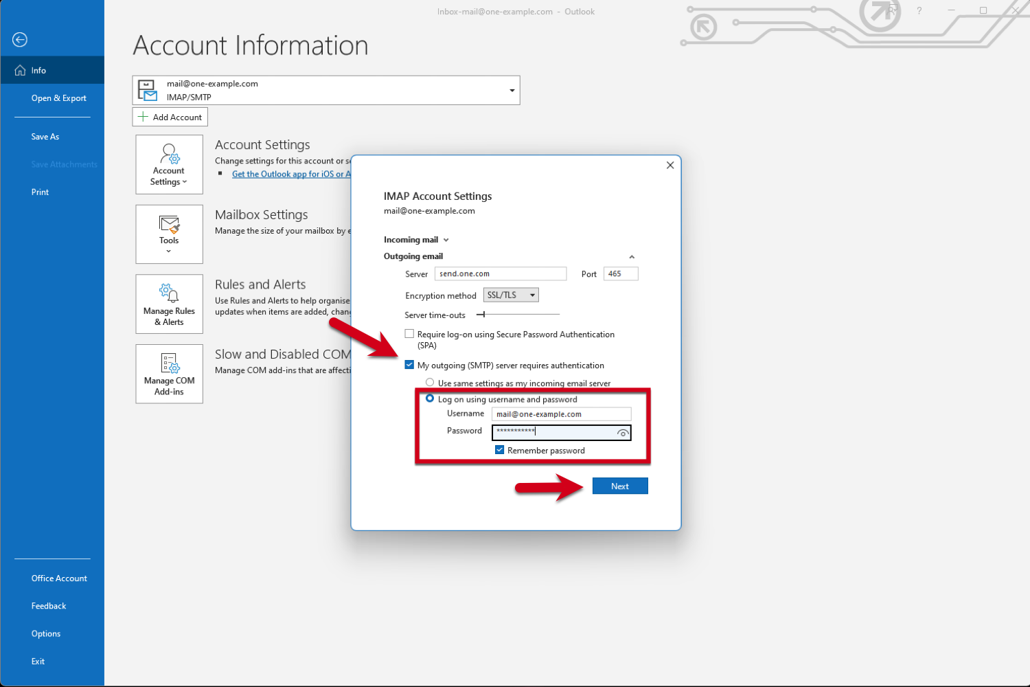 where-can-i-find-the-server-settings-in-outlook-support-one