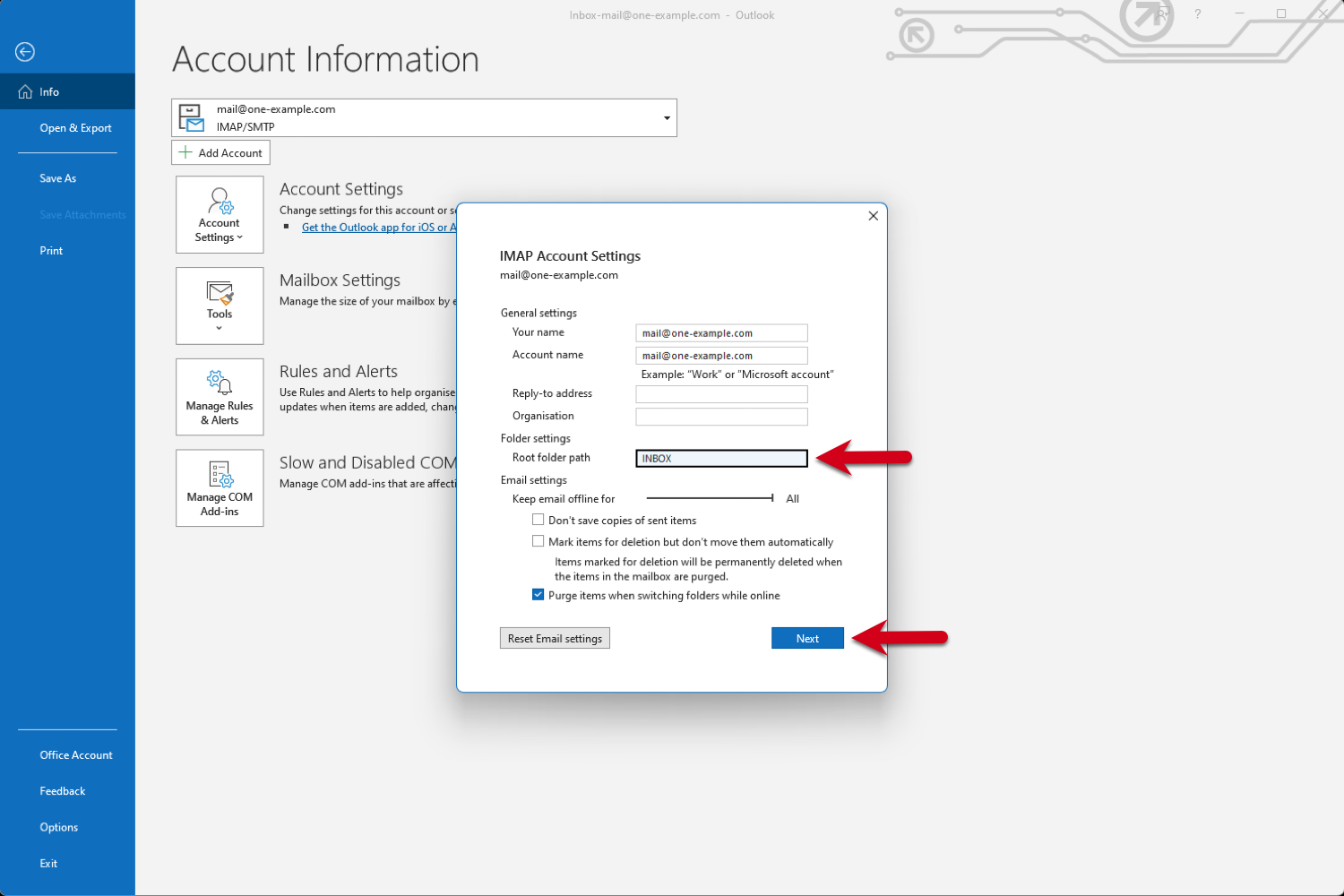 Setting Up Mail In Microsoft Outlook Support 48 OFF