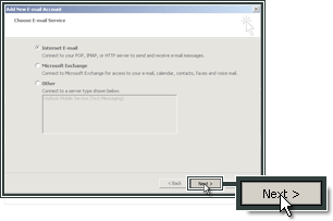 Proceeding to name and email address entry.