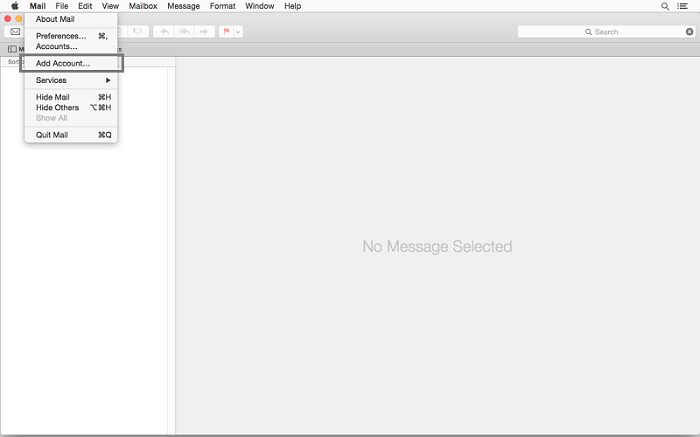 yosemite add account