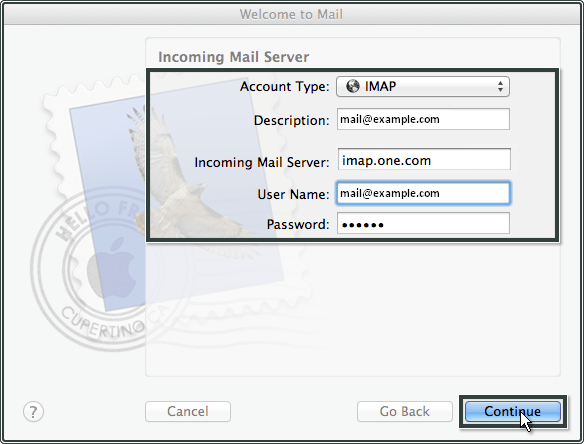 Incoming mail server