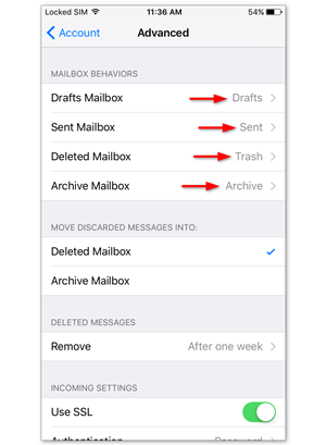 Make sure the correct folders are selected