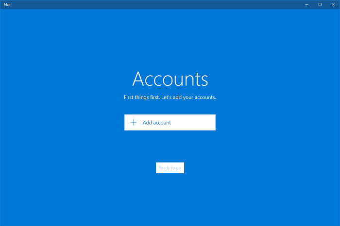 Click Add account