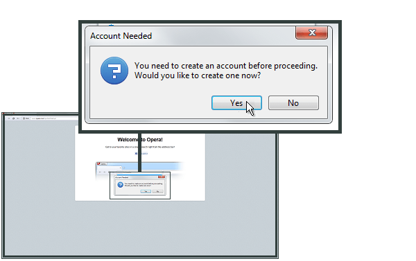 Click Yes