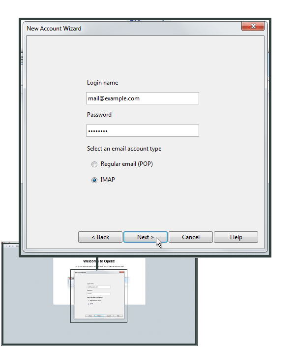 Enter your email address and password