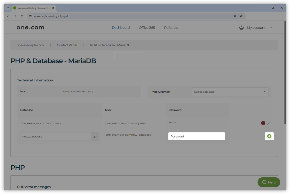 database password.png