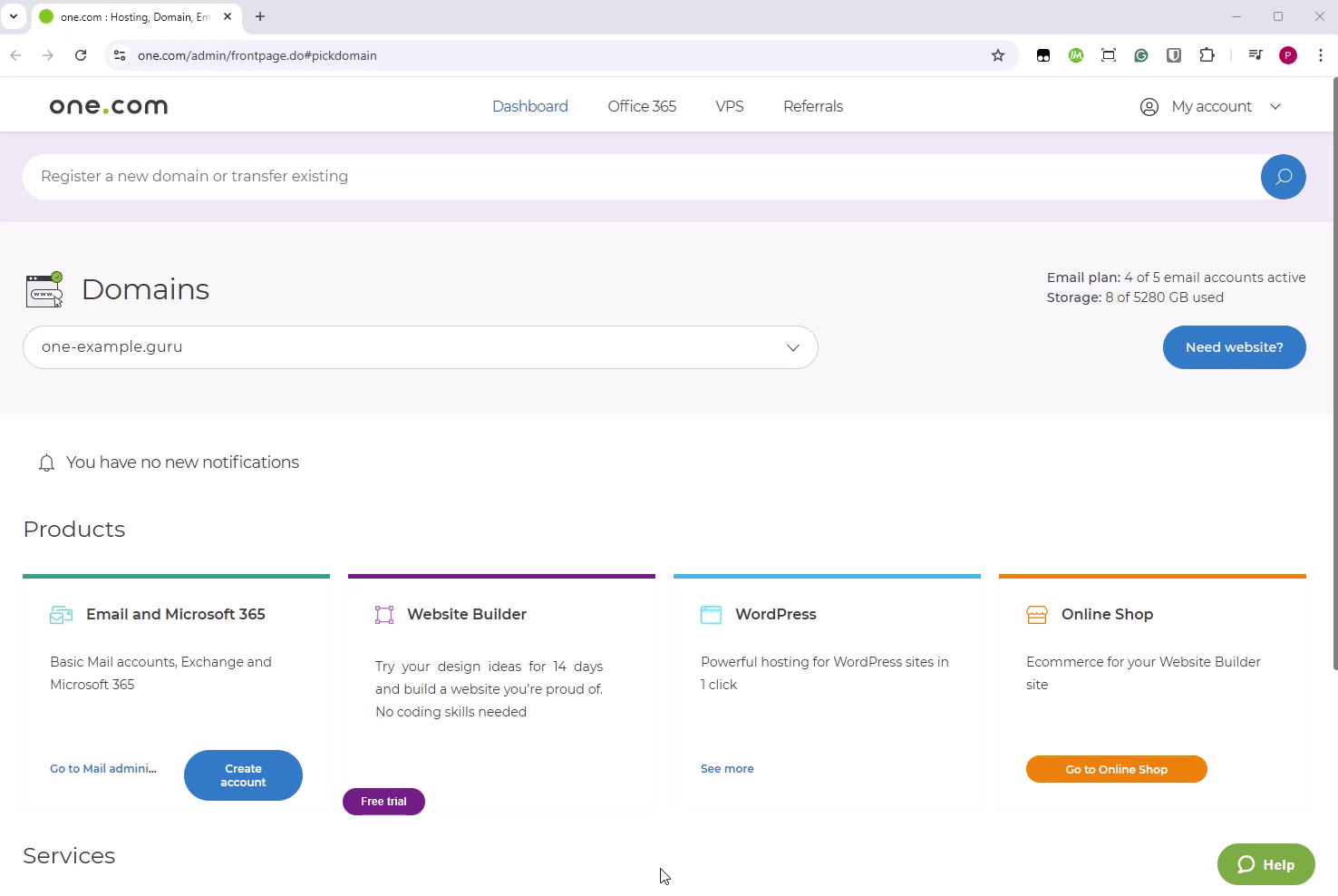 GIF with the steps in the Control Panel