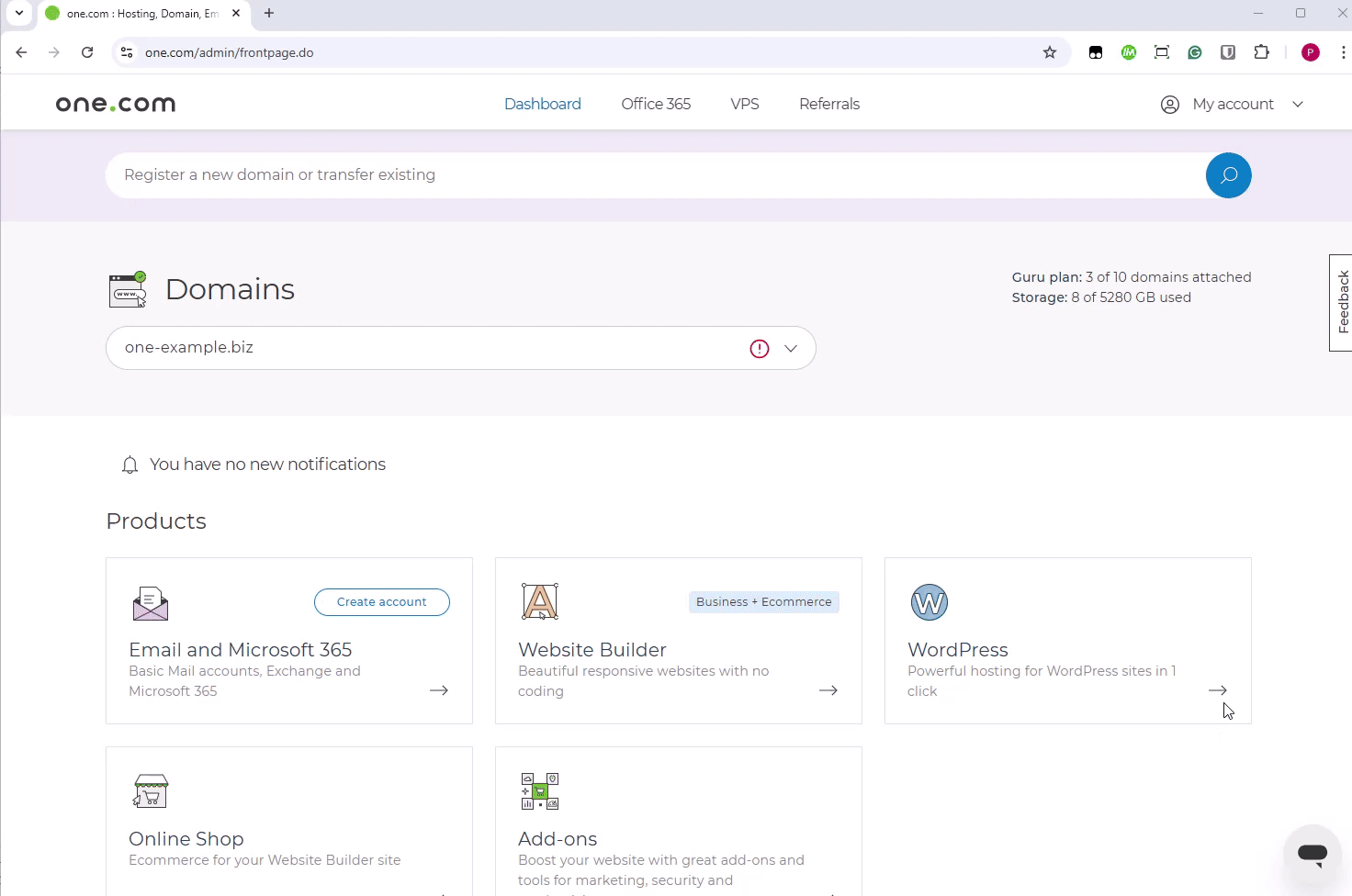Steps with 1 installation