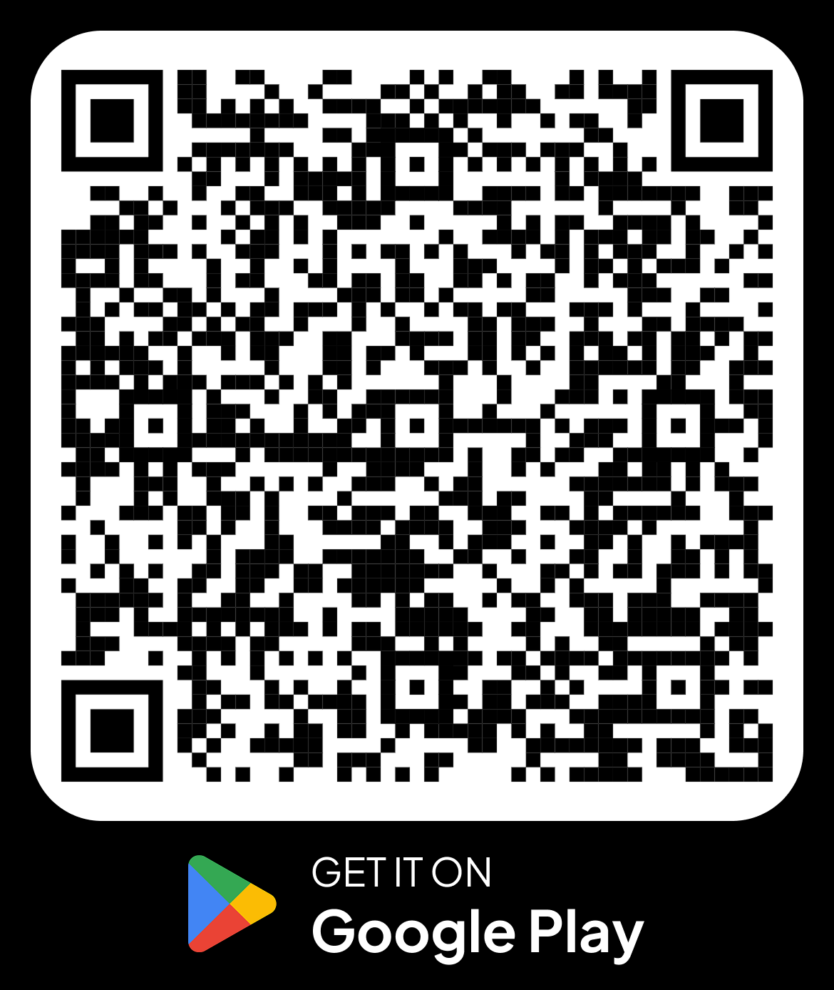 QR-Code zum Herunterladen der Companion App in Google Play.