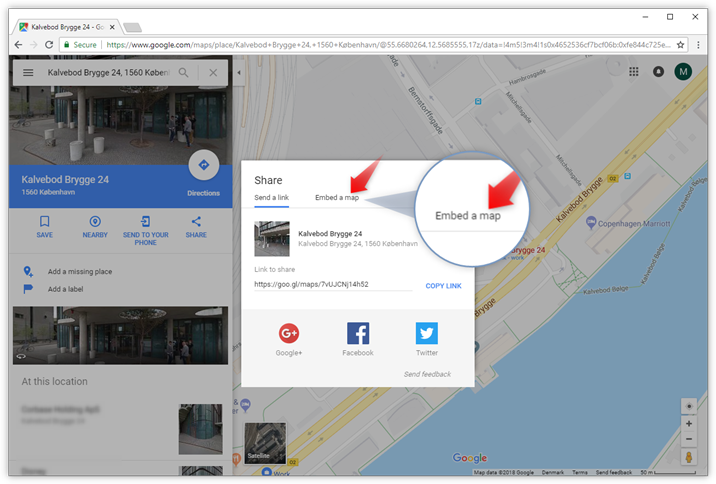 How Do I Embed Google Maps In My Site Support One Com