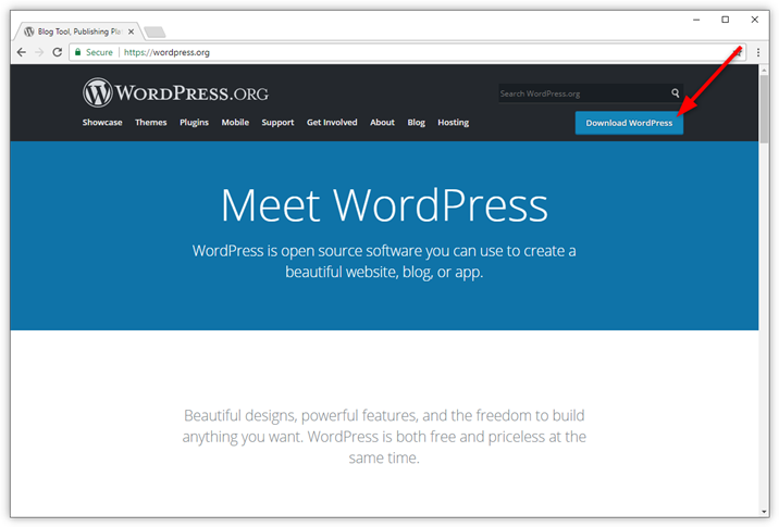 how to download and install wordpress