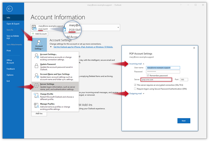 how to set up roadrunner email in outlook 2016