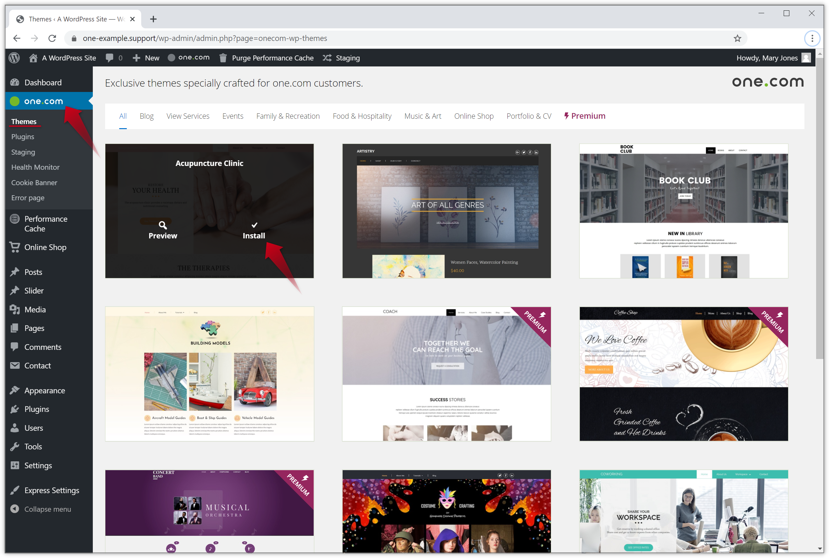 how to download and install wordpress theme