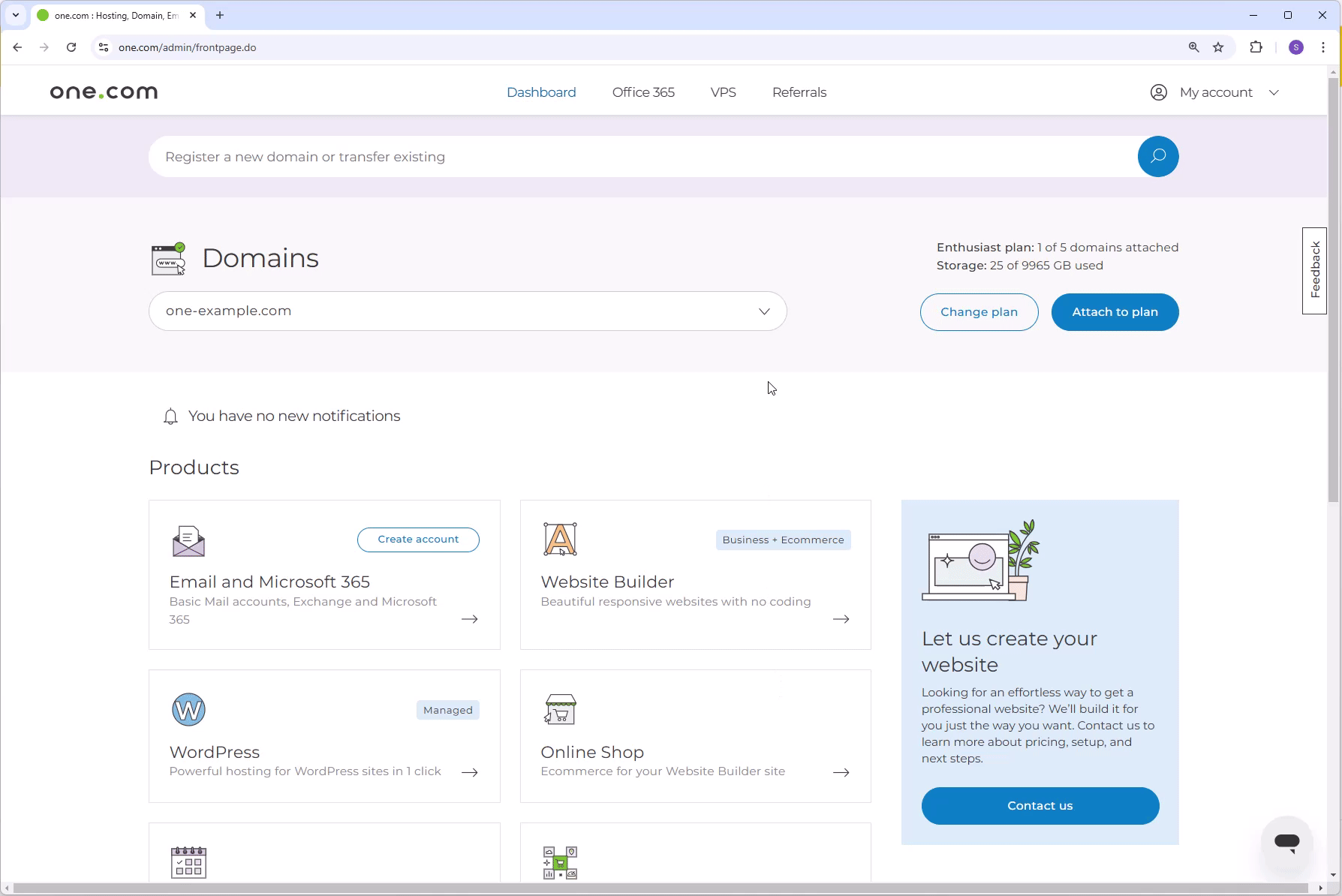 Un GIF montrant comment trouver la page Mes produits et le bouton Annuler dans le panneau de configuration.