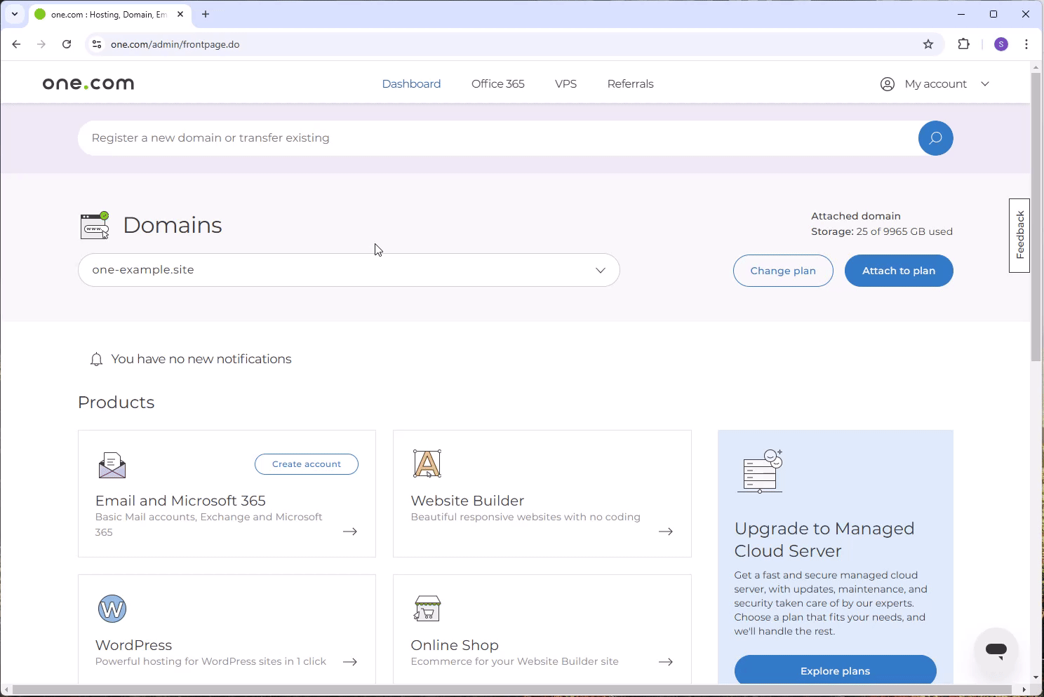 GIF animado mostrando um cursor clicando nas etapas descritas acima no Painel de Controle.