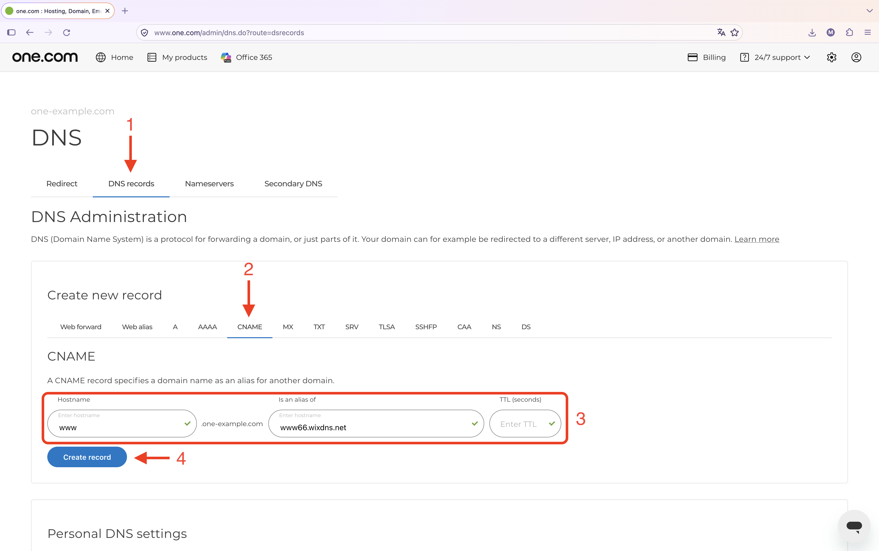 DNS settings Wix.png