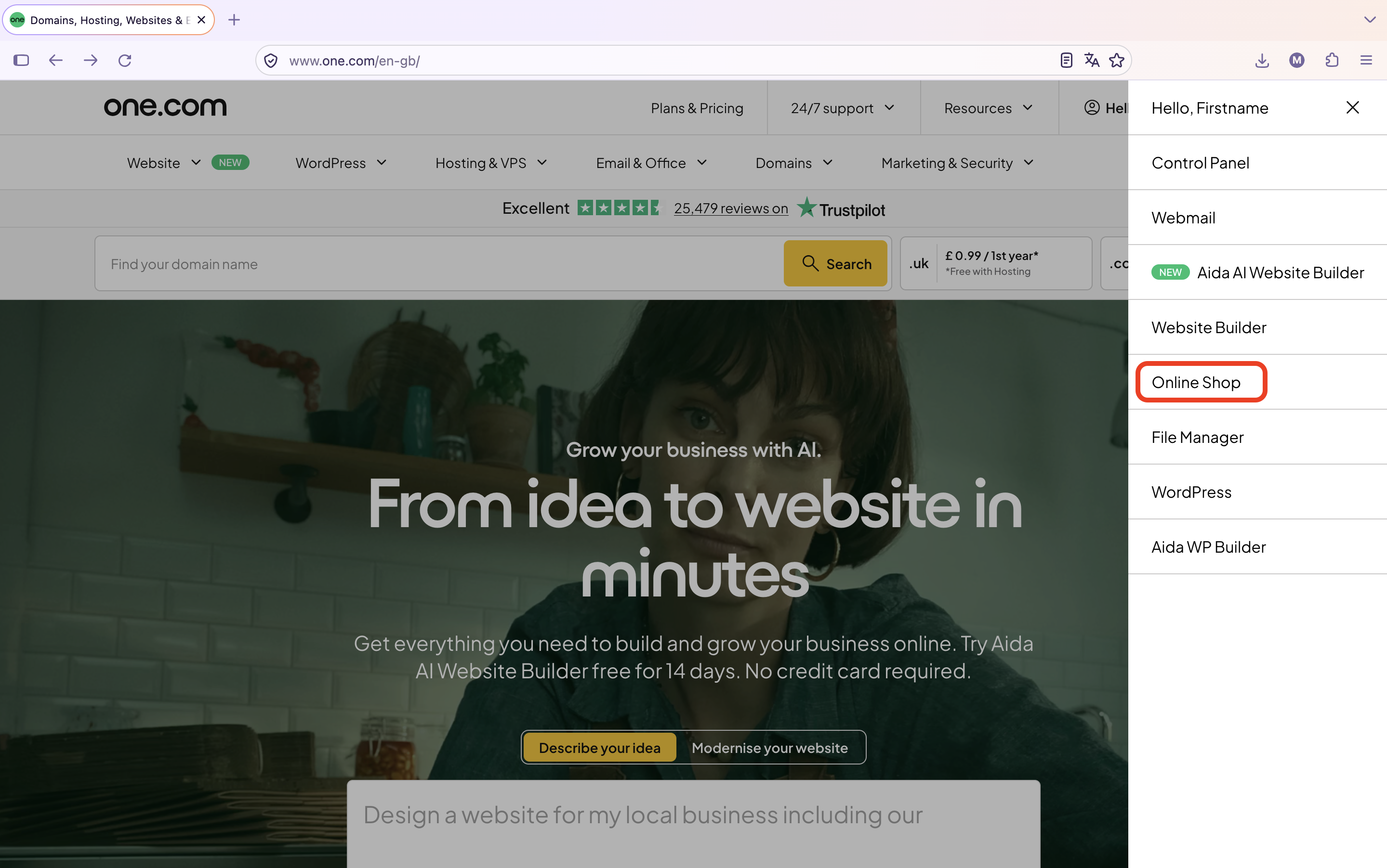 Front page online shop.png