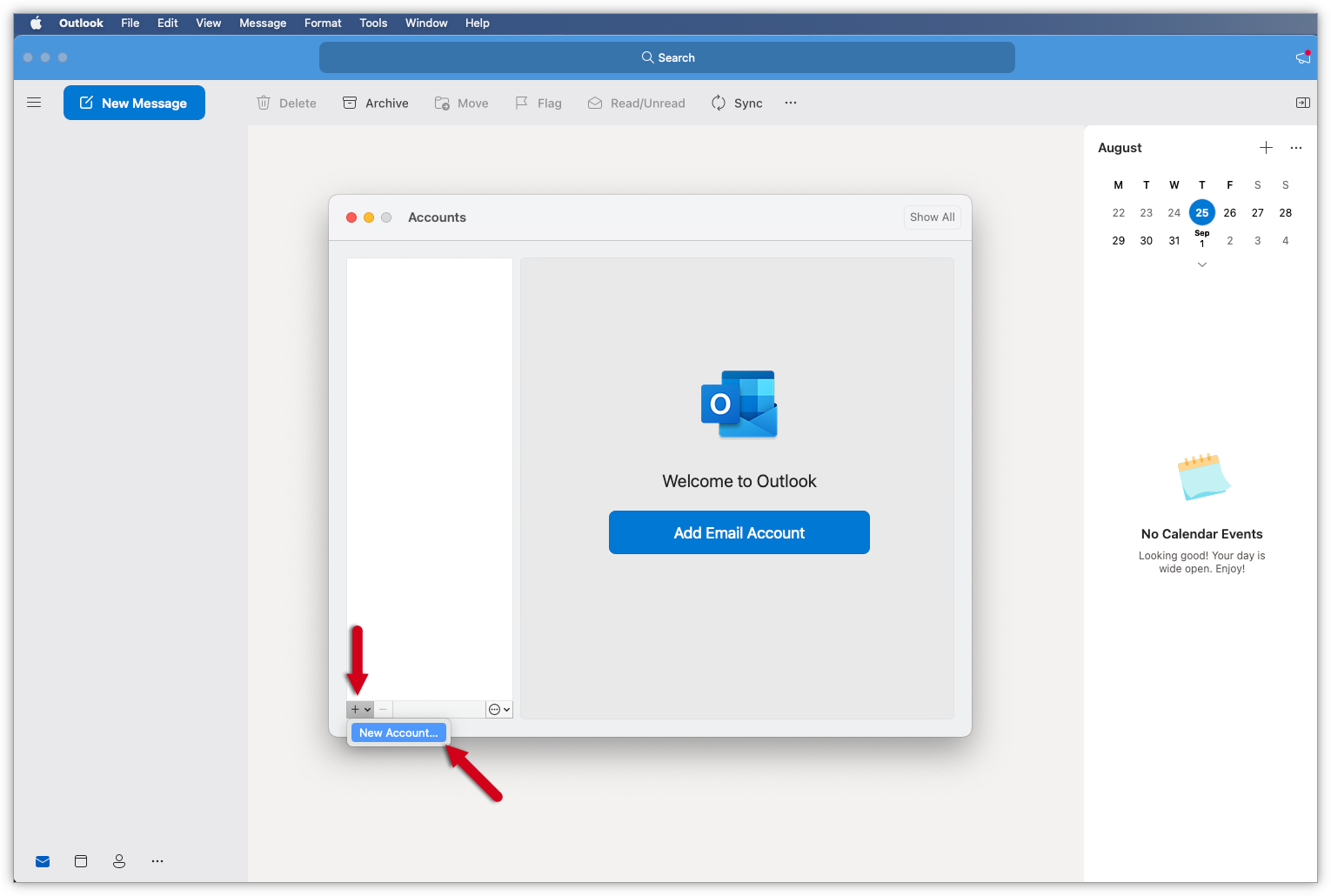 outlook email on mac